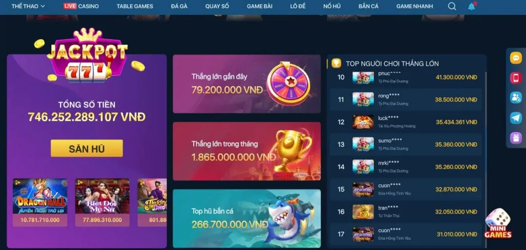 Tổng quan về trò chơi Nổ Hũ và Jackpot tại keowin365